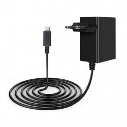 Szín: EU csatlakozó - EU/US Plug AC adapter töltő Nintendo Switch NS játékkonzol fali utazáshoz otthon 5V 2.6A
