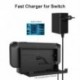 Szín: EU csatlakozó - EU/US Plug AC adapter töltő Nintendo Switch NS játékkonzol fali utazáshoz otthon 5V 2.6A