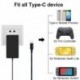 Szín: amerikai csatlakozó - EU/US Plug AC adapter töltő Nintendo Switch NS játékkonzol fali utazáshoz otthon 5V 2.6A