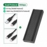 Szín: C-től A-ig és C-től C-ig - Dual Protocol M2 NVMe/NGFF SATA SSD tok 10 Gbps HDD Box M.2 – USB 3.1 SSD tokház NVME