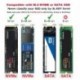 Szín: B gomb NGFF C - A - Dual Protocol M2 NVMe/NGFF SATA SSD tok 10 Gbps HDD Box M.2 – USB 3.1 SSD tokház NVME PCIE NGFF