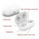 Töltődoboz Samsung cserefülhallgatóhoz Töltőtok bölcső Galaxy Buds SM-R170 Bluetooth-kompatibilis vezeték nélküli