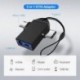 Szín: arany - 2 az 1-ben C típusú mikro USB OTG adapter USB 3.0 aljzatból mikro USB csatlakozóba és USB C dugasz