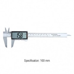Szín: D - 100/150 mm-es digitális tolómérő elektronikus nóniusz tolómérő LCD szénszálas számlap nóniusz tolómérő