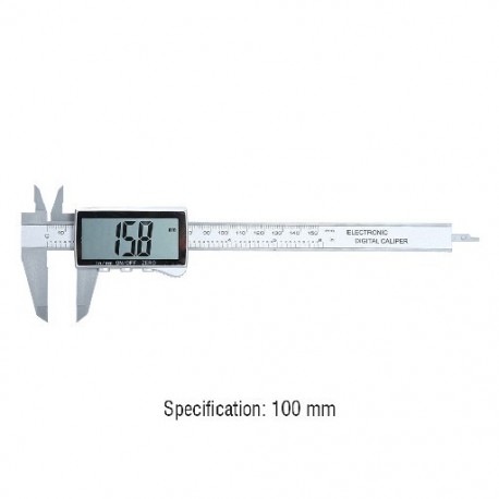Szín: D - 100/150 mm-es digitális tolómérő elektronikus nóniusz tolómérő LCD szénszálas számlap nóniusz tolómérő