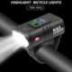 Szín: B 300LM és hátsó - T6 LED kerékpár lámpa 10W 800LM USB újratölthető táp kijelző MTB hegyi országúti