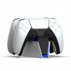 Kettős gyorstöltő PS5 vezeték nélküli vezérlőhöz USB Type-C töltőbölcső-dokkolóállomás Sony PlayStation5