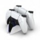 Kettős gyorstöltő PS5 vezeték nélküli vezérlőhöz USB Type-C töltőbölcső-dokkolóállomás Sony PlayStation5