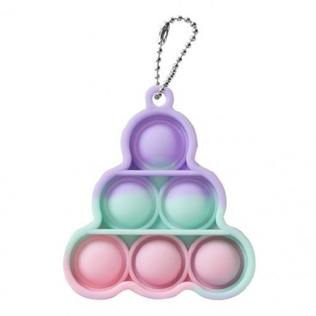 Szín: 03 - Fidget Simple Gödrös játék Mini Push Buborék Fidget Játék Stresszoldó Érzékszervi Játékok Stresszoldó