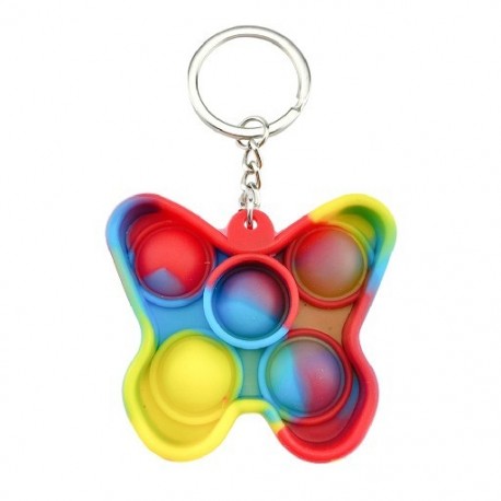 Szín: 14 - Fidget Simple Gödrös játék Mini Push Buborék Fidget Játék Stresszoldó Érzékszervi Játékok Stresszoldó