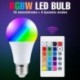 Kibocsátó szín: RGB - E27 RGB LED izzó AC 85-265V 5W 10W 15W RGBW Light RGB Lampada Cserélhető színes RGBWW