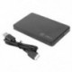 Szín: USB 3.0 - HDD SSD tok USB 3.0/2.0 ház tok 2,5 hüvelykes SATA SSD HDD külső zárás 5 Gbps mobilbox merevlemez adapter