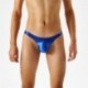 Szín: borvörös - Szexi Olaj fényes Férfi Alsónadrágok Fehérnemű Férfi Mini Bugyi Férfi Jockstrap String Alacsony