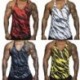 Fehér szín - Férfi felsők Ujjatlan ing Férfi Body Building Tank Top Futó Fitness Ruházat Férfi Sportruházat Mellények