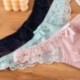 Szín: sötétlila - Szexi csipke G string bugyi nőknek szatén selyem tanga alsónadrág Női fehérnemű Fehérnemű Női
