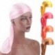 Szín: görögdinnye vörös - Uniszex hosszú férfi női szatén selymes bandanas Durag doo Du-Rag hosszú farkú fejfedő