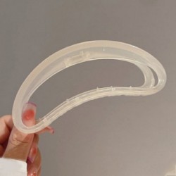 Szín: bézs - 13 cm-es nagy Félhold Női Hajkörmök Elegáns Akril Hajkarom Clipek Rák Műanyag Barrettes Hajtűk Lányok