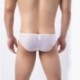 Fehér szín - Szexi férfi tangák Fehérnemű Férfi Bikini Meleg Fehérnemű G String Férfi Légáteresztő szuszpenzor