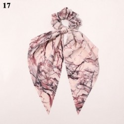 Szín: 17 - Új virágmintás Női Haj Scrunchie masnik Lófarok Tartó Csomócsomó Szalag Gumiszalagok Lányok Hajkötők