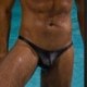 Fekete szín - Szexi Férfi Bikini Meleg fehérnemű Férfi Alsónadrágok Fehérnemű Férfi Mini Bugyi Alacsony derekú G