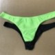 Fekete szín - Szexi Férfi Bikini Meleg fehérnemű Férfi Alsónadrágok Fehérnemű Férfi Mini Bugyi Alacsony derekú G