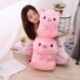 1 db 40 cm-es rajzfilm kövér malacka kerek rózsaszín malac plüssjátékok kedves állatpárnával töltött puha babák