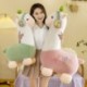 Magasság: 23 cm - 1 db 23-70 cm aranyos alpaka fejhallgatóval Peluche Toys Kawaii álló alpacasso plüss párna babák