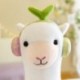 Magasság: 23 cm - 1 db 23-70 cm aranyos alpaka fejhallgatóval Peluche Toys Kawaii álló alpacasso plüss párna babák