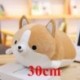 Szín: 30 cm barna - 1 db Lovely Fat Shiba Inu & Corgi Kutya Plüss Játékok Töltött puha Kawaii Állati Rajzfilm Párna