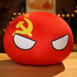 Magasság: 10 cm kulcstartó - 10-50 cm-es Country labdajátékok Plüss Polandball Kézmelegítő Párna Countryball