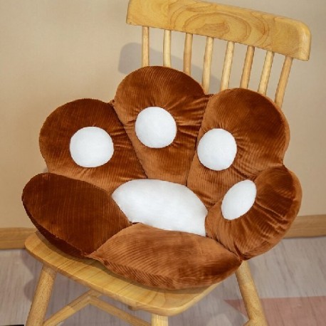 Magasság: 75x65 cm - 60/75 cm Lovely Animal Paws plüss párna Kawaii macska mancs plüss párna padlószőnyeg Töltött puha