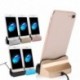 Világítós USB töltő dokkoló állomás állvány IPhone 7 6s Plus X 8 8 töltőhöz