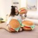 35 cm-es puha szimulációs hamburger plüssjátékok Kreatív élelmiszer kenyérpárna lányoknak kanapé szék párna