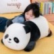 Magasság: 45 cm - 45/60/80 cm Rajzfilm Panda plüss párna párna fekvő óriáspanda medve plüss babák kitömött állatos
