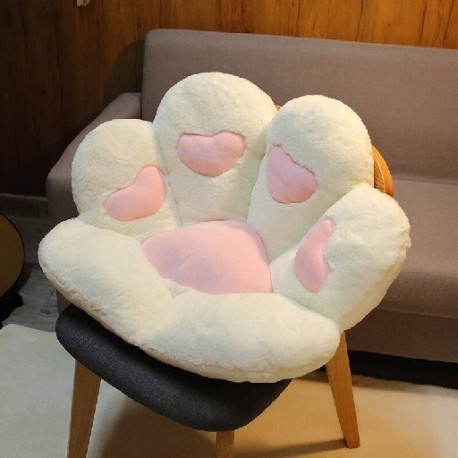 Magasság: 70 x 80 cm - 2 méretű Kawaii plüss medve mancs szőnyeg Aranyos állati medve macska lábpárna szív