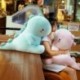 Magasság: 30 cm - 30-50 cm Szép kövér dinoszaurusz plüss játékok Kawaii kitömött puha állatbaba párna gyerekeknek
