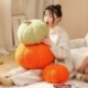 Szín: zöld - 18-45 cm Cartoon Plant Pumpkin plüss párna Ins Forró sütőtök babák töltött puha halloween dekoráció