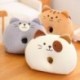 Szín: Szürke - 45*32cm Kawaii többfunkciós macskapárna plüssjáték kedves cica kanapé szék párna irodai hálópárna