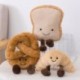 Szín: kis kenyér - 1db 20-50 cm-es Kawaii Simulate Bread sorozat plüssjátékok Aranyos croissant-ok Burritók plüss babák