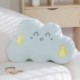 Szín: kék - 50*35cm Szép színes felhő plüss párna puha aranyos dekor égbolt felhő párna kitömött babák Kawaii