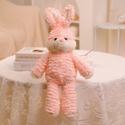 Szín: nyúl - 1 db 35 cm-es aranyos kitömött elefánt béka nyúl víziló peluche játékok bolyhos állatbabák kísérik