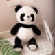 Szín: panda - 1 db 23 cm-es Lovely Panda elefánt macska nyúl majom Peluche játékok kitömött kényelmes állatbabák baba