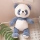 Szín: kék panda - 1 db 23 cm-es Lovely Panda Elefánt Macska Nyúl majom Peluche játékok töltött kényelmes állat babák