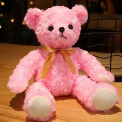 Szín: 1 - 1db 35cm-es Kawaii Hug Pulóver Teddy Bear Plüss babák Lovely Bear ruhákkal Szívpárna Szép esküvői Valentin