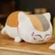 Szín: fehér csukott szemek - 1 db 20 cm-es Natsume Yuujinchou Nyanko Sensei plüss macska anime rajzfilm kitömött