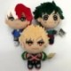 Magasság: 0-10 cm - 1db Anime My Hero Academia Izuku Midoriya Katsuki Bakugou Shouto Todoroki Plüss függőjáték Puha