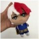 Magasság: 0-10 cm - 1db Anime My Hero Academia Izuku Midoriya Katsuki Bakugou Shouto Todoroki Plüss függőjáték Puha