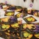 Szín: 9 hüvelyk 10 db - Halloween lila kastély eldobható parti étkészlet Halloween dekoráció otthonra Horror házibuli