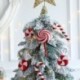 Szín: cukorka 7 - Többstílusú Aranyos cukorka vesszők karácsonyi labdák karácsonyfadíszek 2023 függő díszek Navidad