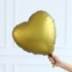 Szín: metál arany - 10db 10/18 hüvelykes pezsgő arany színű szívlufi rózsa arany hélium fólia lufi boldog